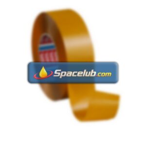 Tesa 51970-00016-00 Transparent Double Sided Plastic Tape, 0.220mm Thick, 13,5 N/cm, PP Backing, 50mm x 50m