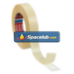 Tesa 64621-00006-00 Transparent Double Sided Plastic Tape, 90 Thick, 15 N/cm, PP Backing, 25mm x 50m