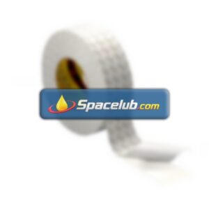 3M 9080HL White Double Sided Paper Tape, 0.16mm Thick, 7.5 N/cm, Paper Backing, 25mm x 50m