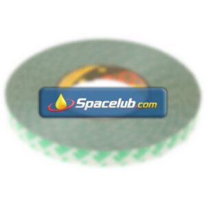 3M 9087 White Double Sided Plastic Tape, 0.26mm Thick, 5.2 N/cm, PVC Backing, 15mm x 50m