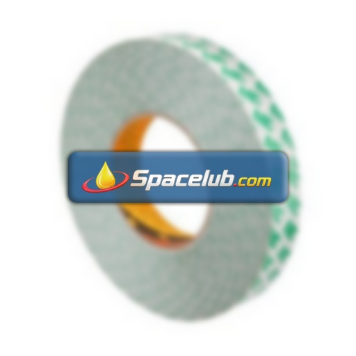 3M 9087 White Double Sided Plastic Tape, 0.26mm Thick, 5.2 N/cm, PVC Backing, 25mm x 50m