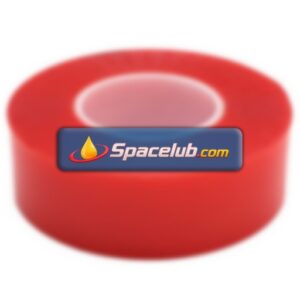 COBA DST0001 Red Double Sided Tape, Acrylic Backing, 50mm x 50m
