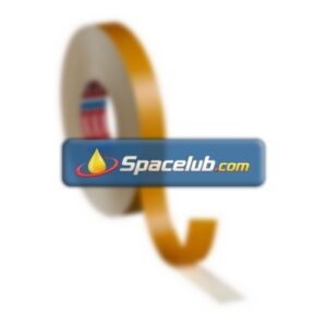 Tesa 04964-00030-00 White Double Sided Cloth Tape, 0.390mm Thick, 7,6 N/cm, Cloth Backing, 25mm x 50m