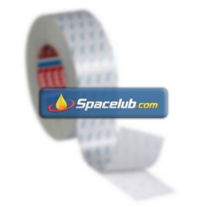 Tesa 04943-00008-04 Translucent Double Sided Cloth Tape, 0.100mm Thick, 8,1 N/cm, Non-Woven Backing, 50mm x 50m