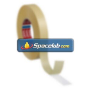 Tesa 04939-00010-00 White Double Sided Cloth Tape, 0.235mm Thick, 5,5 N/cm, Cloth Backing, 25mm x 50m