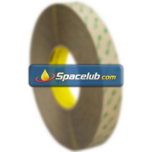 3M 9473 Clear Double Sided Plastic Tape, 0.36mm Thick, 1 N/cm, PET Backing, 19mm x 55m