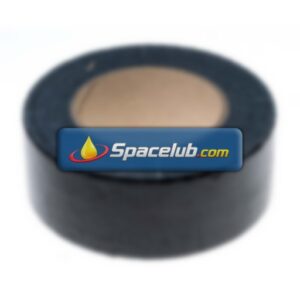 RS PRO Duct Tape, 50m x 50mm, Black, Gloss Finish