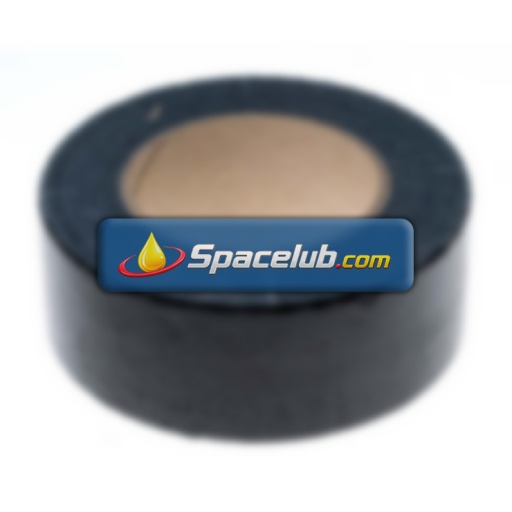 RS PRO Duct Tape, 50m x 50mm, Black, Gloss Finish