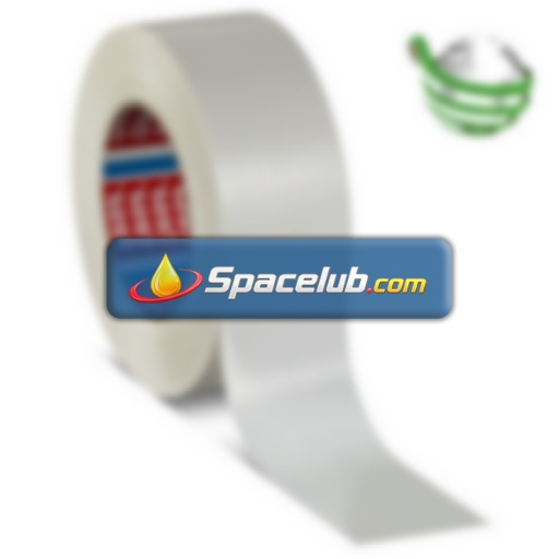 Tesa Tesa 60462 60462 Duct Tape, 50m x 50mm, White, Rubber Finish