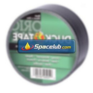 DUCK TAPE Duck Tape 222227 Duct Tape, 25m x 50mm, Black, Gloss Finish