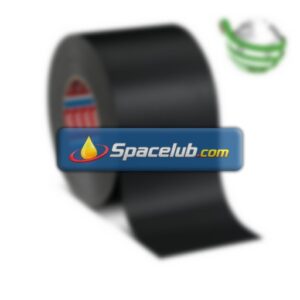 Tesa 04651-00682-00 Cloth Tape, 50m x 100mm, Black, Acrylic Coated Finish