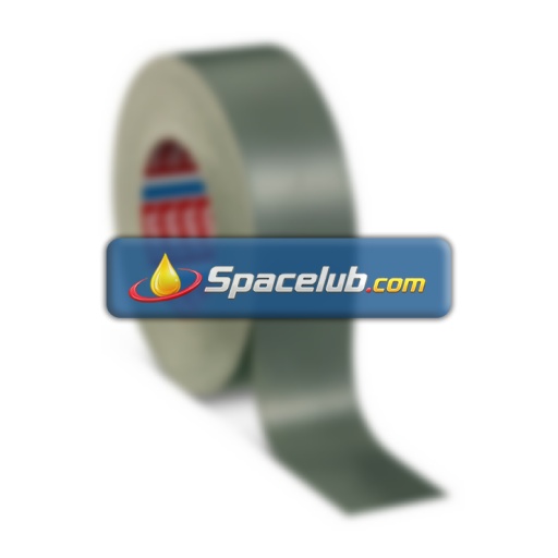 Tesa 04657-00114-00 Cloth Tape, 50m x 38mm, Black, Grey, Acrylic Coated Finish