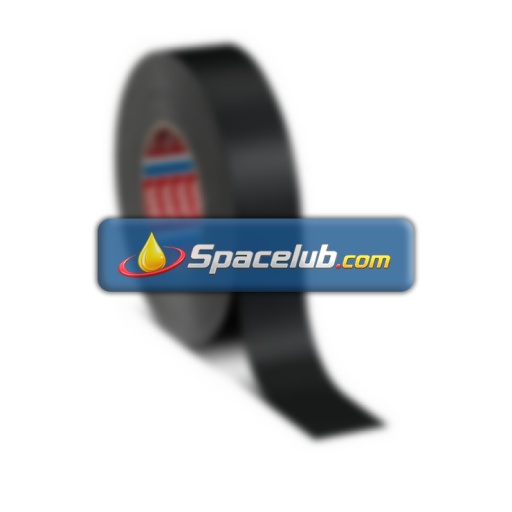 Tesa 04651-00507-00 Cloth Tape, 50m x 38mm, Black, Acrylic Coated Finish