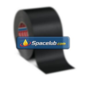 Tesa 04651-00682-00 Cloth Tape, 50m x 100mm, Black, Acrylic Coated Finish