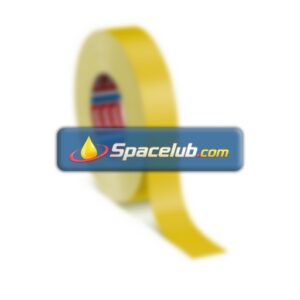 Tesa 04651-00521-00 Cloth Tape, 50m x 30mm, Yellow, Acrylic Coated Finish