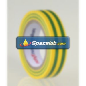 HellermannTyton HelaTape Flex Green, Yellow Electrical Tape, 15mm x 10m