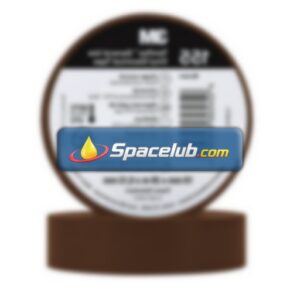 3M Temflex 155 Brown Vinyl Electrical Tape, 19mm x 20m