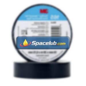 3M Temflex Black Vinyl Electrical Tape, 19mm x 20m