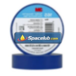 3M Temflex 165 Blue PVC Electrical Tape, 19mm x 20m