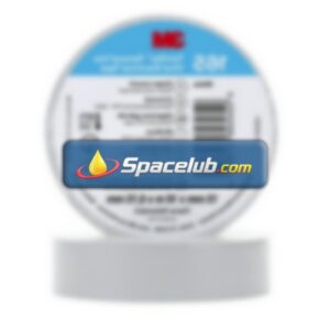 3M Temflex 165 White Vinyl Electrical Tape, 15mm x 10m