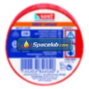 Tesa 53988 Red Soft PVC Electrical Insulation Tape, 15mm x 10m