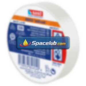 Tesa 53988 White Soft PVC Electrical Insulation Tape, 19mm x 20m