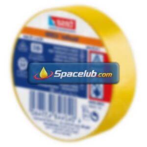 Tesa 53988 Yellow Soft PVC Electrical Insulation Tape, 15mm x 10m