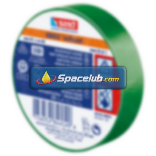 Tesa 53988 Green Soft PVC Electrical Insulation Tape, 19mm x 20m