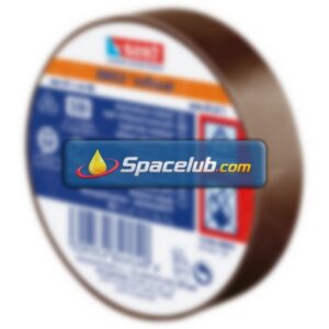 Tesa 53988 Brown Soft PVC Electrical Insulation Tape, 19mm x 20m