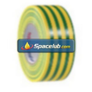 HellermannTyton Green/Yellow PVC Electrical Insulation Tape, 25mm x 25m