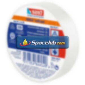 Tesa 53988 White Soft PVC Electrical Insulation Tape, 19mm x 25m