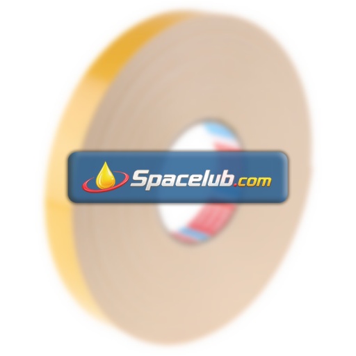 Tesa 4957 White Adhesive Foam Tape, 25.0mm x 25.0m, 1.0mm Thick