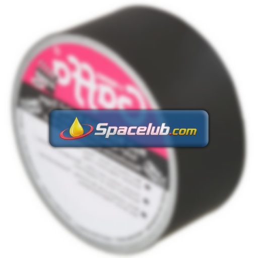 Advance Tapes AT205 Black Matt Gaffa Tape, 50mm x 25m, 0.09mm Thick