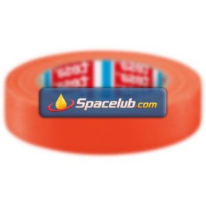 Tesa 04671-00049-10 Orange Acrylic Coated Gaffa Tape, 19mm x 25m, 0.28mm Thick