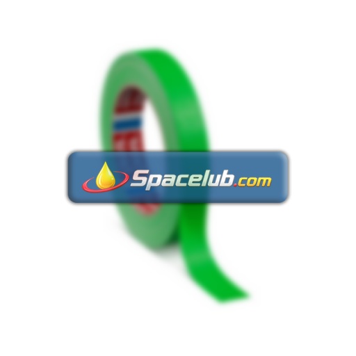 Tesa 04671-00052-10 Green Acrylic Coated Gaffa Tape, 19mm x 25m, 0.28mm Thick