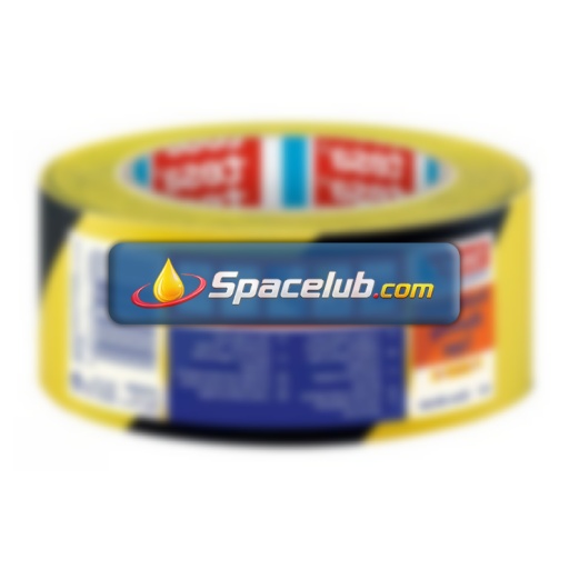 Tesa 4169 Black, Yellow High Visibility Tape 50mm x 33m