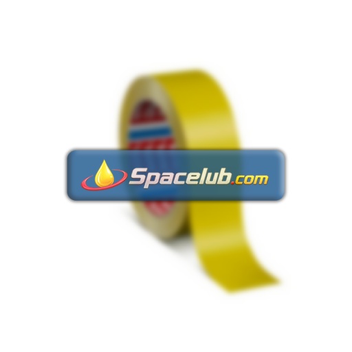 Tesa 60404 Yellow Packing Tape, 66m x 25mm