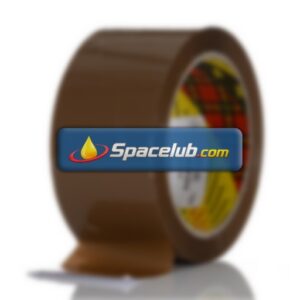 3M 309 Clear, Tan Packing Tape, 66m x 50mm