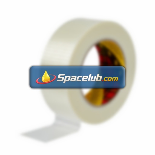 3M 700003536 White Transparent Packing Tape, 50m x 50mm