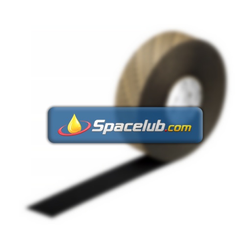 3M Black PVC 20m Hazard Tape, 1mm Thickness
