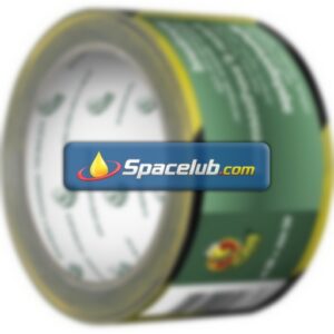 DUCK TAPE 223533 Black/Yellow PVC Film 66m Hazard Tape, 0.04mm Thickness
