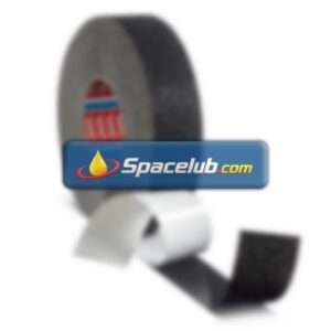 Tesa 60954 Black PVC Film 50m Adhesive Anti-slip Tape, 1.365mm Thickness
