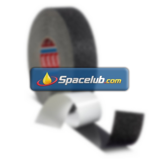 Tesa 60954 Black PVC Film 50m Adhesive Anti-slip Tape, 1.365mm Thickness