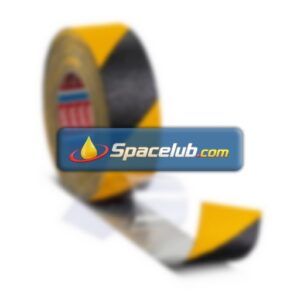 Tesa 60955 Black, Yellow Aluminium Foil 18m Adhesive Anti-slip Tape, 0.75mm Thickness