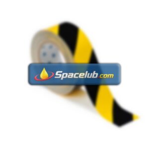 Brady Black, Yellow Rubber 30.48m Floor Tape, 0.2mm Thickness