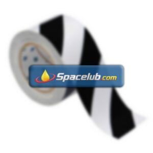 Brady Black, White Rubber 30.48m Floor Tape, 0.2mm Thickness