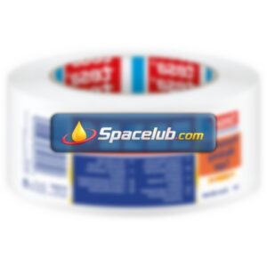Tesa 4169 White Soft PVC 33 Hazard Tape, 180 Thickness
