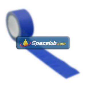 RS PRO Blue PVC 33mm Hazard Tape, 0.15mm Thickness