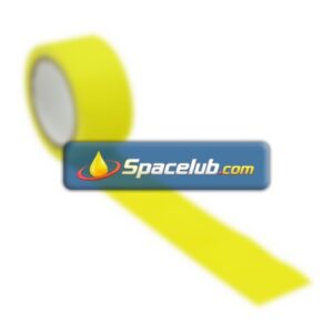 RS PRO Yellow PVC 33m Hazard Tape, 0.15mm Thickness