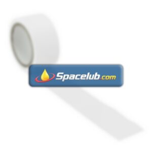 RS PRO White PVC 33m Hazard Tape, 0.15mm Thickness